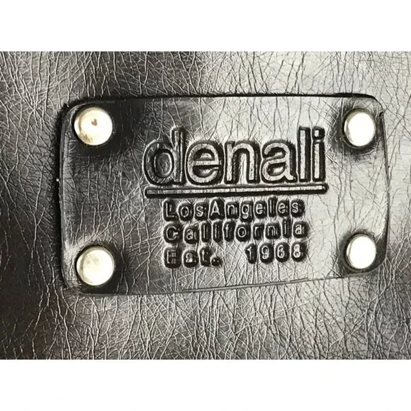 Denali Womens‎ Brown Leather Inner Dividers Pockets Double Handles Laptop Bag - Picture 10 of 10